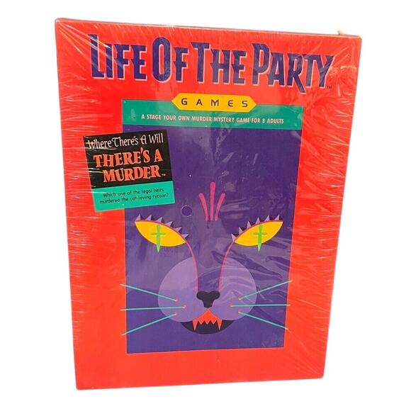 NOS Sealed Life of the Party Murder Mystery Game 1987 - Where There's A Will... - Picture 1 of 6